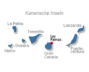 Karte Kanarische Inseln